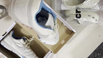 Nike Premier 2 Sala IC Low-Tops Football Shoes - Beige/White/Blue