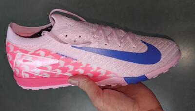 Nike Air Zoom Mercurial Vapor 16 Elite TF Low-Tops Football Shoes - Pink/Blue/White