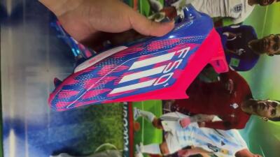 Adidas F50+ Lightstrike Pro Laceless FG Low-Tops Football Boots - Pink/Blue/White