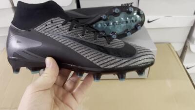 Nike Air Zoom Mercurial Superfly 10 Elite AG High-Tops Football Boots - Blue/Silver/Jade