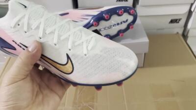 Nike Air Zoom Mercurial Vapor 16 Elite AG Low-Tops Football Boots - Jade/Yellow/Pink/Blue