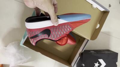 Nike Lunar Gato 2 IC Low-Tops Football Shoes - Red/Black/Blue/White