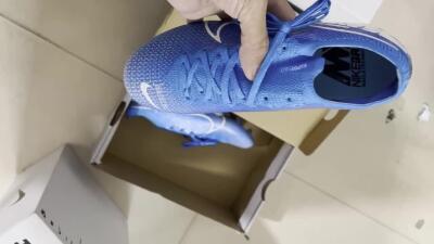 Nike Mercurial Vapor 13 Elite FG Low-Tops Football Boots - Blue/White