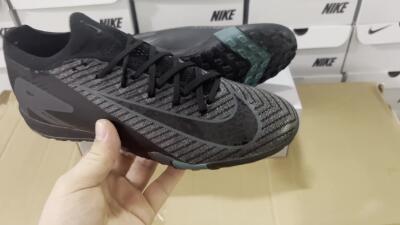 Nike Air Zoom Mercurial Vapor 16 Elite TF Low-Tops Football Shoes - Black/Blue/Grey