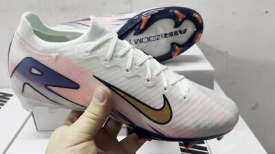 Nike Air Zoom Mercurial Vapor 16 Elite FG Low-Tops Football Boots - Jade/Gold/Pink/Blue