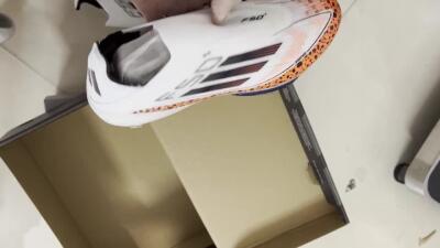 Adidas F50+ Lightstrike Pro Laceless FG Low-Tops Football Boots - White/Leopard/Black