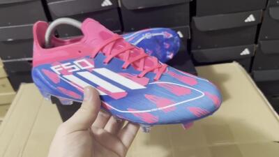 Adidas F50 Elite FG Low-Tops Football Boots - Blue/Red/White
