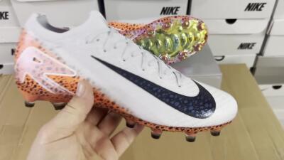 Nike Air Zoom Mercurial Vapor 16 Elite AG Low-Tops Football Boots - Grey/Black/Brown