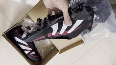 Adidas Predator Elite Foldover Tongue 2025 Stealth Victory FG Low-Tops Football Boots - Black/White/Red