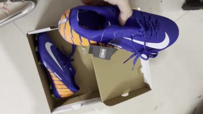 Nike Air Zoom Mercurial Vapor 16 Elite FG Low-Tops Football Boots - Blue/White/Orange