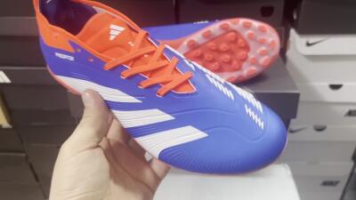 Adidas Predator Elite 24 MG Low-Tops Football Boots - Blue/White/Red