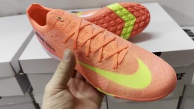 Nike Air Zoom Mercurial Vapor 15 Elite TF Low-Tops Football Shoes - Red/Yellow/White