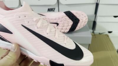 Nike Air Zoom Mercurial Vapor 16 Elite TF Low-Tops Football Shoes - Pink/Black/White