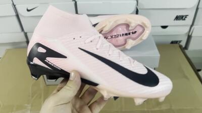 Nike Air Zoom Mercurial Superfly 10 Elite FG High-Tops Football Boots - Pink/White/Black