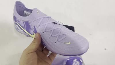 Nike Phantom Luna Elite FG Low-Tops Football Boots - Purple/Yellow/White