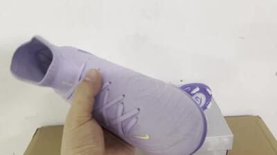 Nike Phantom Luna Elite FG High-Tops Football Boots - Purple/Yellow/White