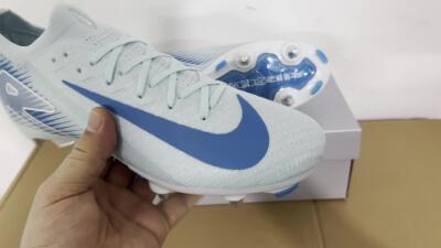 Nike Air Zoom Mercurial Vapor 16 Elite SG Low-Tops Football Boots - Jade/Blue/White