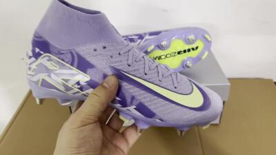Nike Air Zoom Mercurial Superfly 10 Elite SG High-Tops Football Boots - Purple/Yellow/White