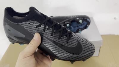Nike Air Zoom Mercurial Vapor 16 Elite SG Low-Tops Football Boots - Black/Silver/Blue