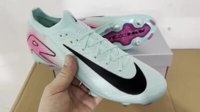 Nike Air Zoom Mercurial Vapor 16 Elite SG Low-Tops Football Boots - Jade/Black/Pink