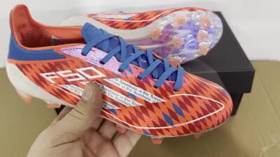 Adidas F50 Elite FG Low-Tops Football Boots - Red/White/Blue