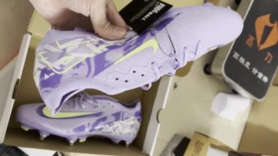 Nike Air Zoom Mercurial Vapor 16 Elite SG Low-Tops Football Boots - Purple/Yellow/White