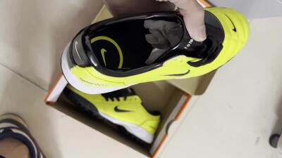 Nike Total 90 II TF Low-Tops Football Shoes - Yellow/Black/White