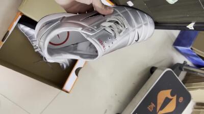 Nike Total 90 II TF Low-Tops Football Shoes - Silver/Black/Red