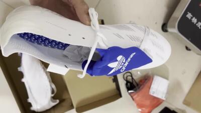 Adidas Predator Elite Foldover Tongue FG Low-Tops Football Boots - Beige/White/Blue