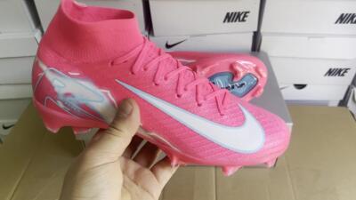 Nike Air Zoom Mercurial Superfly 10 Elite FG High-Tops Football Boots - Red/Silver/Blue