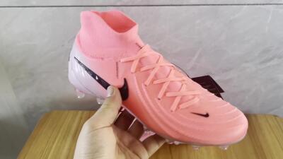 Nike Phantom Luna Elite AG High-Tops Football Boots - Pink/Black