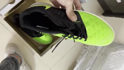 Nike Lunar Gato 2 IC Low-Tops Football Shoes - Yellow/Black/White