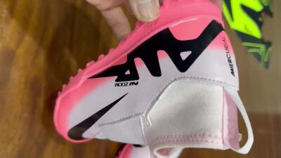 Nike Air Zoom Mercurial Superfly 9 Elite TF High-Tops Football Shoes - Pink/Black