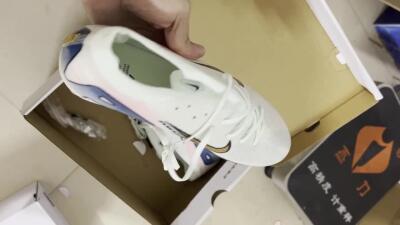 Nike Air Zoom Mercurial Vapor 16 Elite SG Low-Tops Football Boots - Jade/Gold/Blue