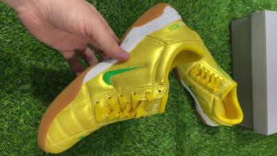 Nike Total 90 II IC Low-Tops Football Shoes - Yellow/Green/White