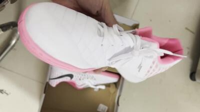 Nike Lunar Gato 2 IC Low-Tops Football Shoes - White/Pink/Black