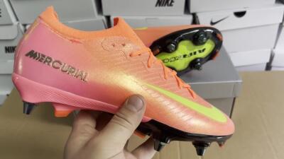 Nike Air Zoom Mercurial Vapor 16 Elite SG Low-Tops Football Boots - Red/Yellow/Black