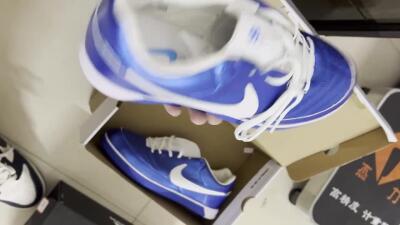 Nike Gota 2 IC Low-Tops Football Shoes - Blue/White