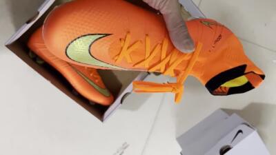 Nike Mercurial Superfly 4 CR7 FG High-Tops Football Boots - Orange/Yellow/Black