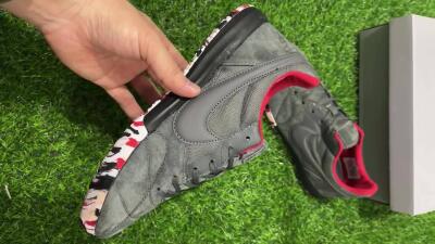 Nike Premier 2 Sala IC Low-Tops Football Shoes - Grey/Black/Red