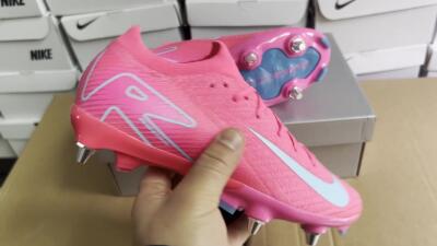 Nike Air Zoom Mercurial Vapor 16 Elite SG Low-Tops Football Boots - Pink/Jade