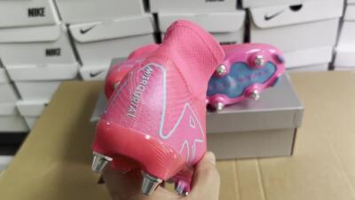 Nike Air Zoom Mercurial Superfly 10 Elite SG High-Tops Football Boots - Pink/Jade