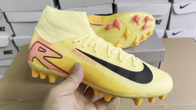 Nike Air Zoom Mercurial Superfly 10 Academy AG High-Tops Football Boots - Yellow/Black/Red