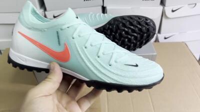 Nike Phantom Luna Elite TF Low-Tops Football Shoes - Jade/Red/White