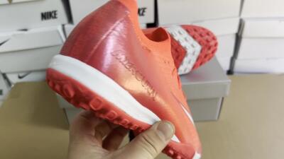 Nike Air Zoom Mercurial Vapor 16 Elite TF Low-Tops Football Shoes - Red/White