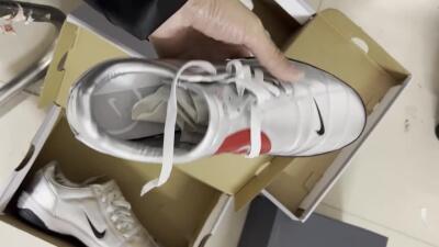 Nike Total 90 II IC Low-Tops Football Shoes - Silver/Black/White