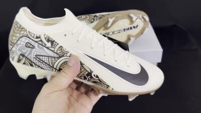 Nike Air Zoom Mercurial Vapor 16 Elite FG Low-Tops Football Boots - Beige/Black/White