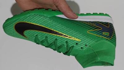 Nike Air Zoom Mercurial Superfly 10 Elite TF High-Tops Football Shoes - Green/Gold/White