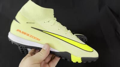 Nike Air Zoom Mercurial Superfly 10 Elite TF High-Tops Football Shoes - Brown/Yellow/Black