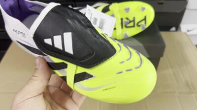 Adidas Predator 25 Elite Foldover Tongue FG Low-Tops Football Boots - Yellow/Black